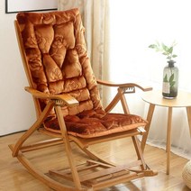 벤치의자방석 털융 눕는의자매트 겨울 두꺼운 비치체어 깔개긴 의자등나무 흔들의자 접이식의자 의자통 용나무 의자시트, C17-갈색 장미 크리스탈벨벳 엠