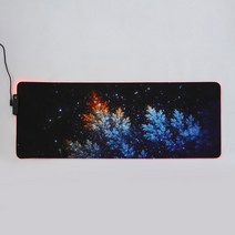 레이저장패드 장마우스패드 키보드장패드 패드 LED 게이밍 책상꾸미기 키보드 레이저 마우스, 상세 참조