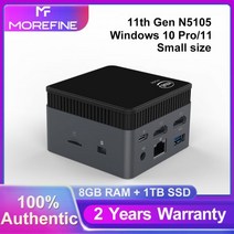 스틱PC 초 미니 PC MINIPC 안드로이드 피시 MOREFINE-M6S 게이밍 컴퓨터 인텔 N5105 8G LPDDR4 128GB 256GB Window10 pro 4K 6, AU, 8G 128GB