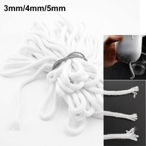 자체 급수 목화 윅 로프 와이어 가든 물방울 관개 시스템 코드 화분 식물 자동 느린 릴리스 4mm 5mm a1, 05 length 10m(Dia 4mm)