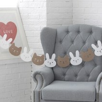 FK 010-토끼와 고양이 가렌드, 핑크&블루