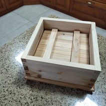 가정용 두부틀 맞춤 두부 상자 목제 DIY 분리형 틀, 25*25*10수장 추가
