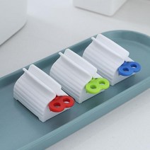 치약짜개 디스펜서 용실용품 튜브짜개 태엽식 1+1+1+1 (4개), 태엽식 치약짜개, 그린 4개