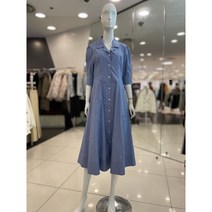 [보브] 셔츠 카라 스트라이프 롱 원피스 7123237506 뉴코아일산
