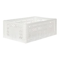 아이카사 폴딩박스 L white_Passive Lock 22cm, 화이트