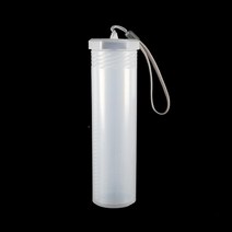 투명 플라스틱 붓 필기구 원형 케이스 형광펜 수험생 남학생 학원 고등학생 휴대용 필통 펜파우치 취준생