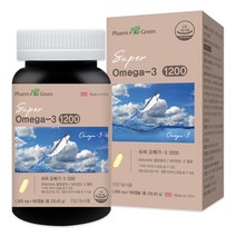 [팜그린] 슈퍼 오메가3 1200 6개월분 180캡슐, 1개