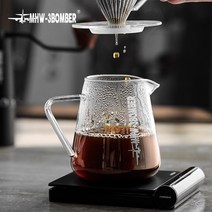 MHW-3BOMBER 엘프 커피서버 핸드드립 드립서버 500ml, 골드