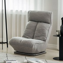 한샘 휴 회전형 좌식 리클라이너 스마트패브릭 그레이, 단품