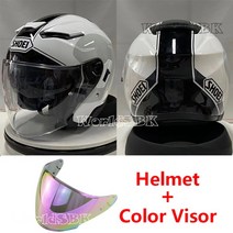 오토바이 스쿠터 바이크 블루투스 open face shoei j-cruise ii 헬멧, 06 Color visor