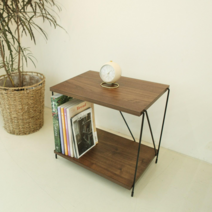 [트리웍스]3분 조립 수납장 협탁 틈새 거실 주방 선반 diy 장식장, 400 2단