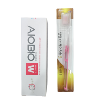 아이오바이오W치약 100g +덴탈케어칫솔 미세모증정 미백치약 화이트닝 잇몸강화 칼슘치약, 1개