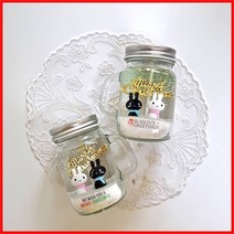 달빛마녀캔들 (손잡이2개) 목도리토끼- 크리스마스 젤캔들 키트DIY (9208401), 화이트머스크 퍼플