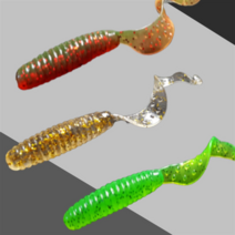 오복피싱 웜 점보웜 그럽웜 쏘가리 배스 광어 다운샷 채비 지그헤드웜 루어 미끼 2.5인치, JW#5