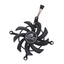 컴퓨터부품 1/2pc 75mm GA91S2U VGA 팬 GeForce RTX 3060 Ti RTX3060 12G V2 L-V 그래픽 카드 냉각 4Pin 12V, [02] B