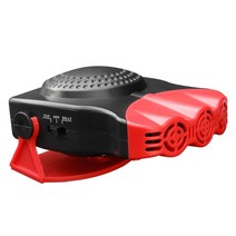 무시동 에어컨 히터 캠핑 12V 150W 자동차 차량 전기 냉각 난방 팬 휴대용 인테리어 앞 유리 밴 트레일러 트럭용 청소, 01 Red