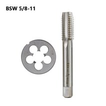 탭다이스 세트 핸드탭 나사 cmcp 2pcs bsw 532-32 316-24 14-20, 주황색