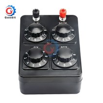 0-9999 Ohm 간단한 저항 상자 정밀 변수 10 년 교육 악기