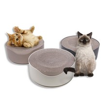 고공캣 캣모나이트 고양이 스크래쳐 베드챠콜, 차콜