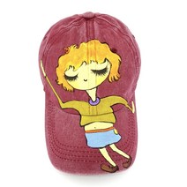 진그레이 캡모자 남자 볼캡 여자 골프 모자 넥타이맨 알바트로스 워싱 햇 스포츠 레저 등산 데일리 패션 모자, 자주빨강