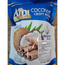 오리지널 코코넛 크리스피롤 coconut crispy rolls 80g WORLDFOOD, 1개