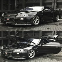 1:32 모조전신 GTR 34 랠리 메탈 카 모델링, 단일옵션, 옵션01