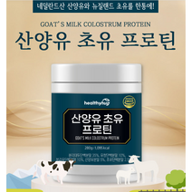 헬씨허그 산양유초유 단백질 280g 네덜란드 카세인 프로틴 파우더 HACCP 글로블린 글로불린 퀄리고트 CBM 헬스 보충제 대용량 프로틴, 280gX3개