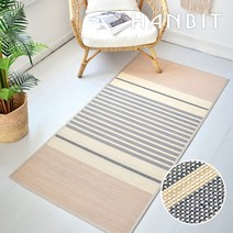 [한빛카페트] 마리나 대나무 여름카페트 대자리 90x180cm, 색상:블루