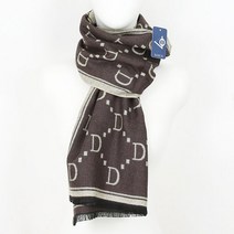 베이직엠 남성 겨울 목도리 정장 머플러 마름모 D 심볼