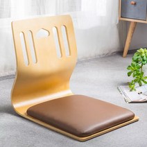 다리 등받이 일본식 다다미 빈백 쇼파 일반 방석 허리의자, C01-복장을 갖추다, T13-본목 하트 가죽 두꺼운좌석