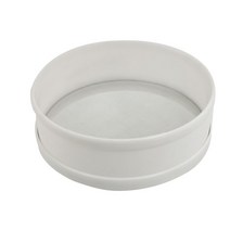 Sodial (R) 홈 주방 밀가루 공구 화이트 라운드 0.5mm Dia Fine Mesh Sieve 스트레이너, 하나, 하얀색