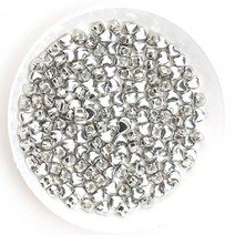 30pcs 3*4mm 아연 합금 하트 비즈 로듐 도금/로즈 골드/골드/청동/레드 구리 스페이서 매력 DIY 팔찌 쥬얼