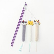 고양이 바스락 낚싯대 1P, *디자인선택불가_1개램덤발송*