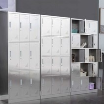 철제 캐비넷 수납장 대용도 서류보관함 락커룸 파일, 라커 (24칸)