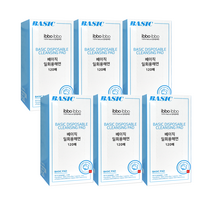 ibbo&이뽀 베이직 프리미엄 일회용해면 L 6박스묶음, 6박스, 120매