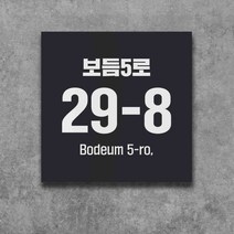 포맥스 도로명주소 현판, 빨강