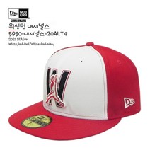 뉴에라 [슈즈네][정품] MLB 어센틱 워싱턴 내셔널스 얼트4 야구모자 사이즈캡 59FIFTY 메이저리그 선수모자