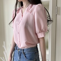 여성 봄 블라우스 쉬폰블라우스