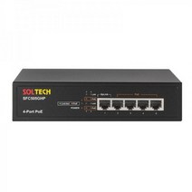 솔텍 SFC505HP 10 100 Mbps TP 5포트 OR PoE 4포트 (15.4W) PoE  2포트 (30.8W) 인젝터 스위칭허브