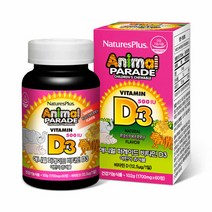 애니멀퍼레이드 비타민 D 60정 1병, 단일속성