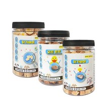 동결건조 닭가슴살큐브 오리 노른자 3개세트 강아지 고양이 트릿 애견 애묘 휴대용 반려묘 반려견 대용량 간식, 오리트릿 70g 3개