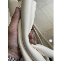 고무발포보온재 배관보온재 파이프보온재 동파방지 단열재 흰색 1m 18-32mm id 래깅 단열 스폰지 튜브 랩, 검은색