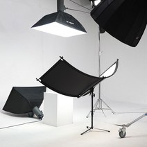 U자형 촬영 반사판 증명사진 스크린 소품 스튜디오 증명 사진 인물 장비, D. 실버 반사판 + 양면 램프 홀더