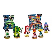 Lego Dimensions Powerpuff Girls 2개 번들 - Powerpuff Girls 팀 팩 (71346) & Powerpuff Girls 펀 팩 (71343)