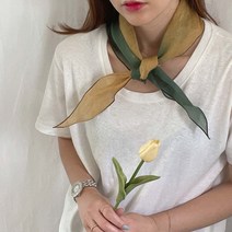 [미스블혹]텐센 투톤 마름모 중년여성 멋스러운 스카프