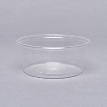 다용도 원형 용기 밥컵 다용도 국컵 5호 소 투명 250ml, 500개