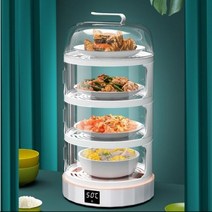 전기 음식 보온기 4단 워머 온도유지 원통 음식 보온 도시락 박스 덮개 가정용 업소용 M1v, 단품, 단품