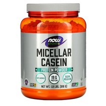 정품보증 나우푸드 프로틴파우더 816g 무향 미셀라 카세인 레시틴 함유 1개