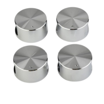 가스렌지손잡이 가스레인지 노브 점화 손잡이 4pcs 합금 소재 로터리 스위치 라운드, 1 set (4개)