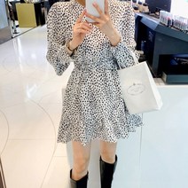 퍼니걸스 호피 레오파드 미니 원피스 여성의류_1180